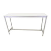Gopak Enviro Indoor White Rectangle Poseur Table 1800mm - DG130-WH Faux Wooden Tables Gopak   
