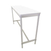 Gopak Enviro Indoor White Rectangle Poseur Table 1800mm - DG130-WH Faux Wooden Tables Gopak   