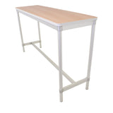 Gopak Enviro Indoor Beech Effect Rectangle Poseur Table 1200mm - DG131-BE Faux Wooden Tables Gopak   