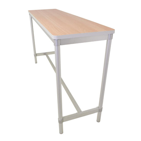 Gopak Enviro Indoor Beech Effect Rectangle Poseur Table 1200mm - DG131-BE Faux Wooden Tables Gopak   