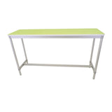Gopak Enviro Indoor Bright Green Rectangle Poseur Table 1200mm - DG131-BG Faux Wooden Tables Gopak   