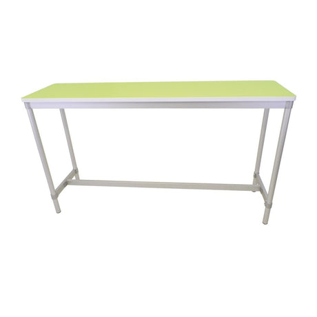 Gopak Enviro Indoor Bright Green Rectangle Poseur Table 1200mm - DG131-BG Faux Wooden Tables Gopak   