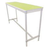 Gopak Enviro Indoor Bright Green Rectangle Poseur Table 1200mm - DG131-BG Faux Wooden Tables Gopak   