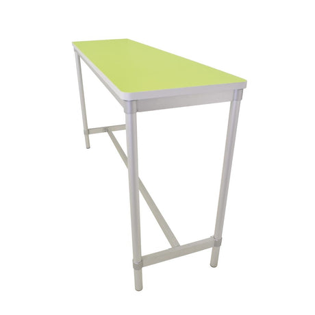 Gopak Enviro Indoor Bright Green Rectangle Poseur Table 1200mm - DG131-BG Faux Wooden Tables Gopak   