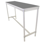 Gopak Enviro Indoor Storm Grey Rectangle Poseur Table 1200mm - DG131-SG Faux Wooden Tables Gopak   