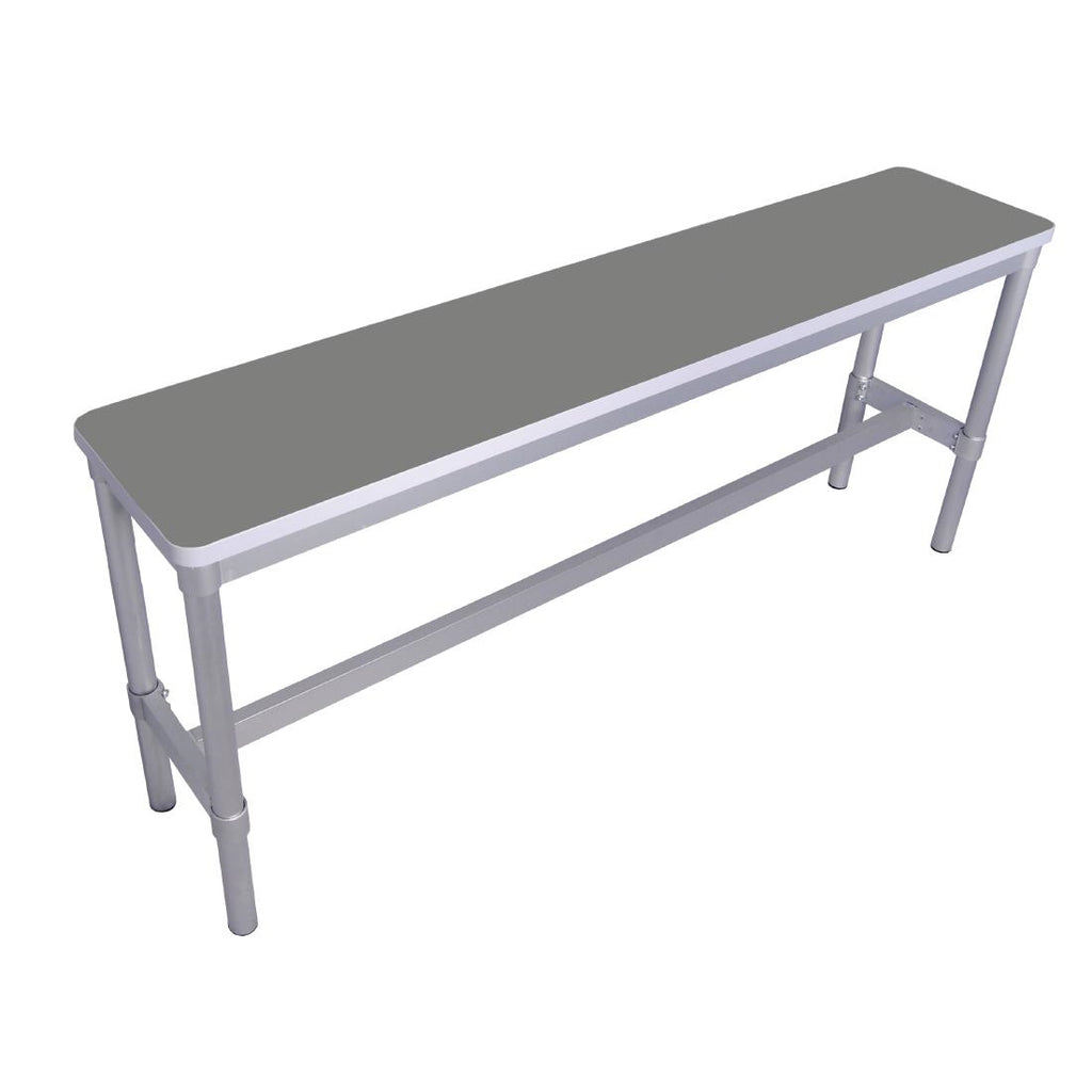 Gopak Enviro Indoor Stormy Grey High Bench 1600mm - DG132-SG Benches Gopak   