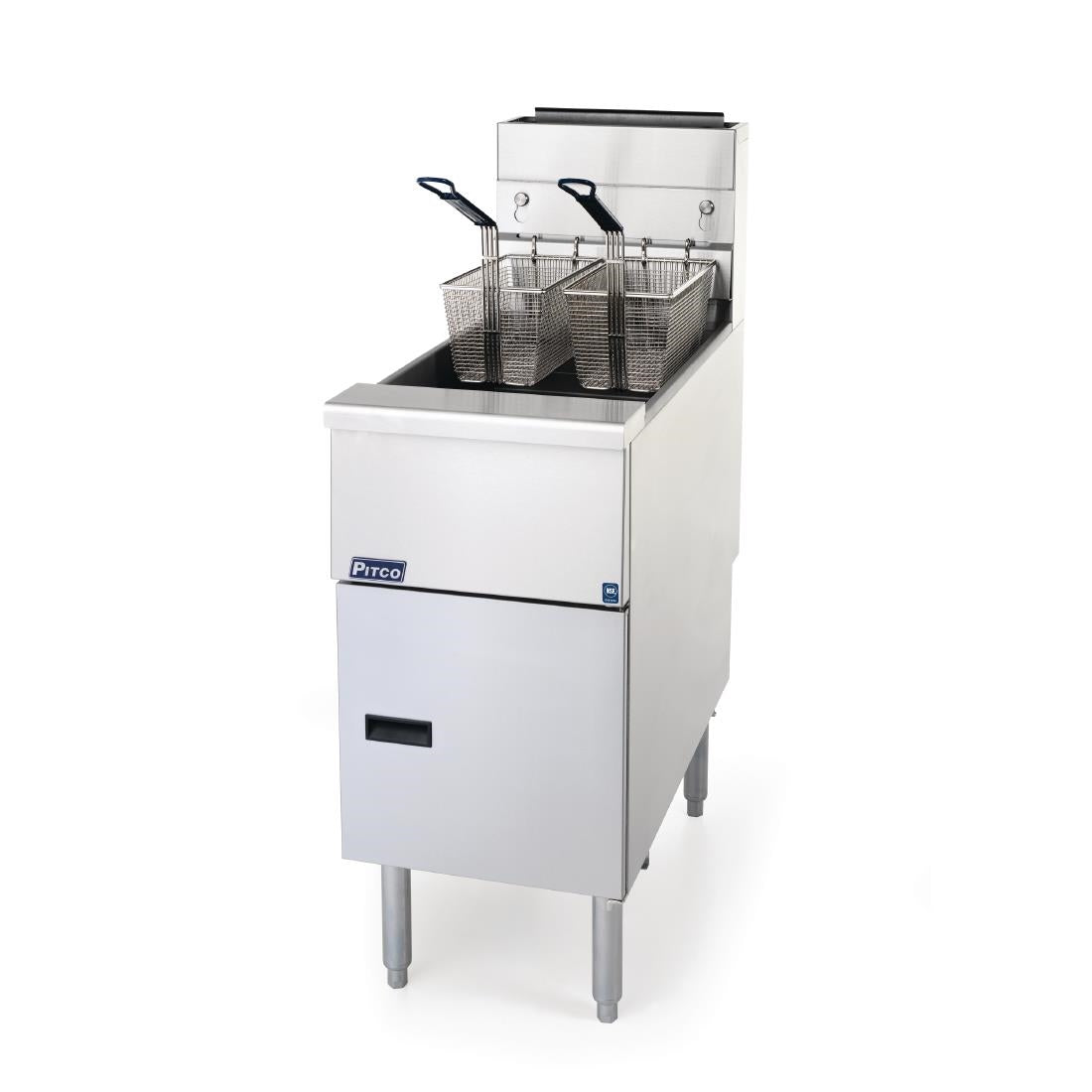 Pitco Single Tank Gas Fryer VF35 Natural Gas - DG160-N  Pitco   