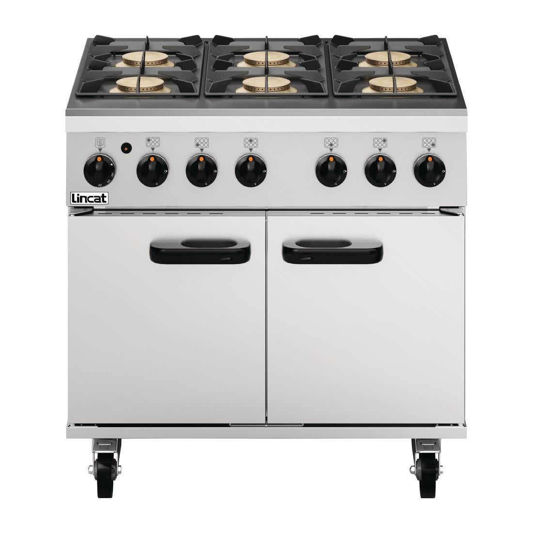Lincat Phoenix Natural Gas 6 Burner Oven Range PHGR01/N - DG284-N  Lincat   