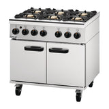 Lincat Phoenix Natural Gas 6 Burner Oven Range PHGR01/N - DG284-N  Lincat   