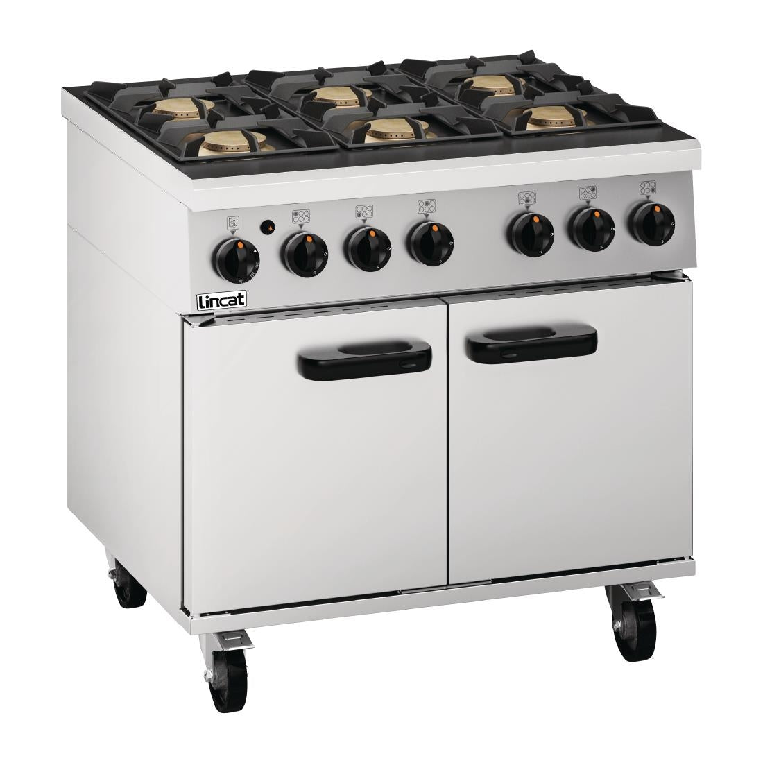 Lincat Phoenix Natural Gas 6 Burner Oven Range PHGR01/N - DG284-N  Lincat   