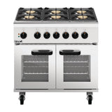 Lincat Phoenix Propane Gas Dual Fuel Oven Range 6 Burners PHDR01/P - DG285-P  Lincat   