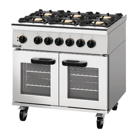 Lincat Phoenix Natural Gas Dual Fuel Oven Range 6 Burners PHDR01/N - DG285-N  Lincat   