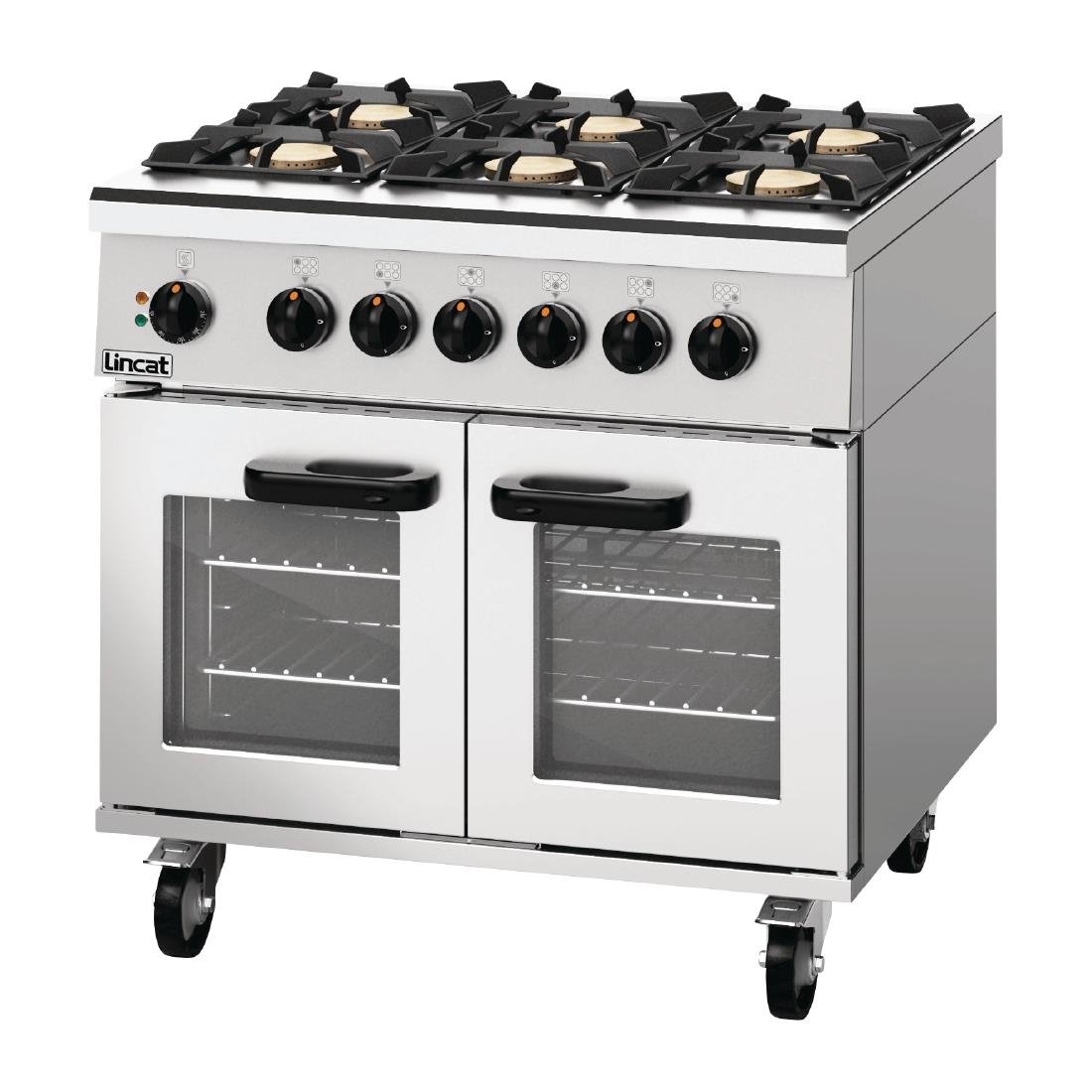Lincat Phoenix Propane Gas Dual Fuel Oven Range 6 Burners PHDR01/P - DG285-P  Lincat   
