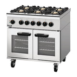 Lincat Phoenix Propane Gas Dual Fuel Oven Range 6 Burners PHDR01/P - DG285-P  Lincat   