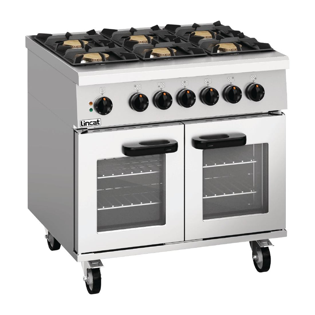Lincat Phoenix Natural Gas Dual Fuel Oven Range 6 Burners PHDR01/N - DG285-N  Lincat   