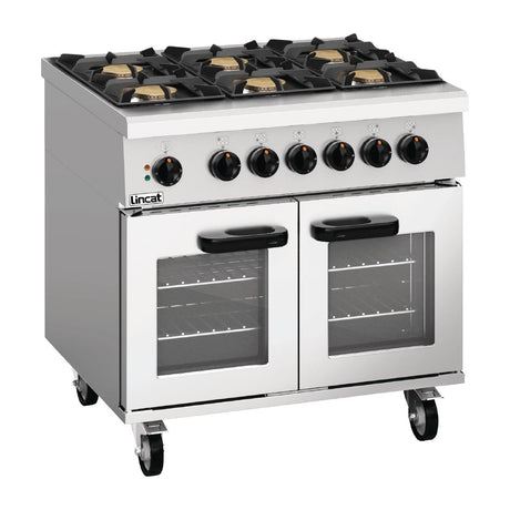 Lincat Phoenix Natural Gas Dual Fuel Oven Range 6 Burners PHDR01/N - DG285-N  Lincat   