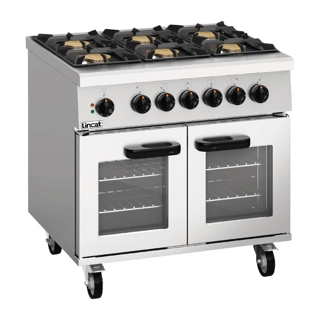 Lincat Phoenix Propane Gas Dual Fuel Oven Range 6 Burners PHDR01/P - DG285-P  Lincat   