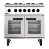 Lincat Phoenix Natural Gas Dual Fuel Oven Range 6 Burners PHDR01/N - DG285-N  Lincat   