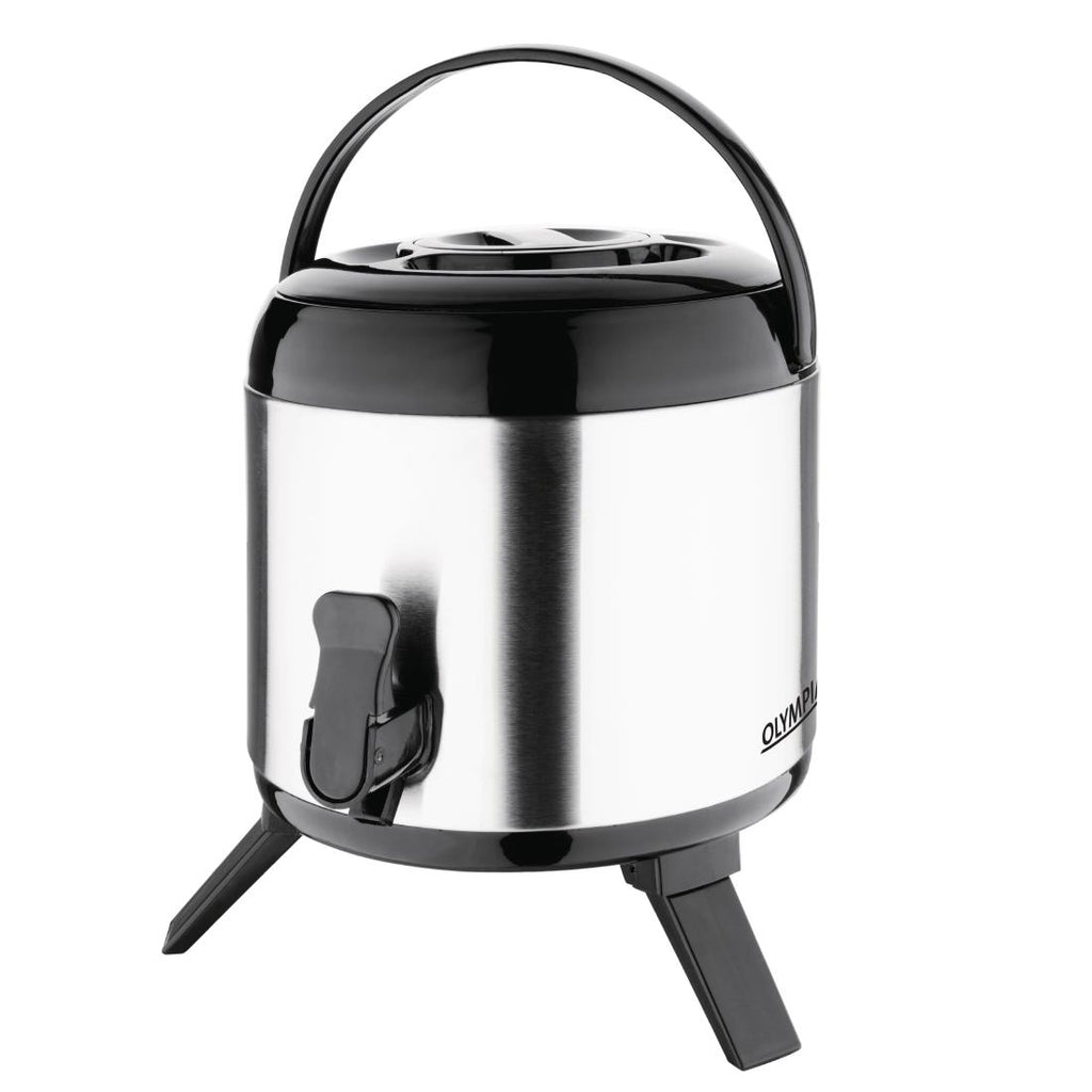 Olympia Stainless Steel Double-Wall Beverage Dispenser 6Ltr - DH709  Olympia   