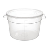 Vogue Polypropylene Round Food Storage Container 10Ltr - DJ961  Vogue   