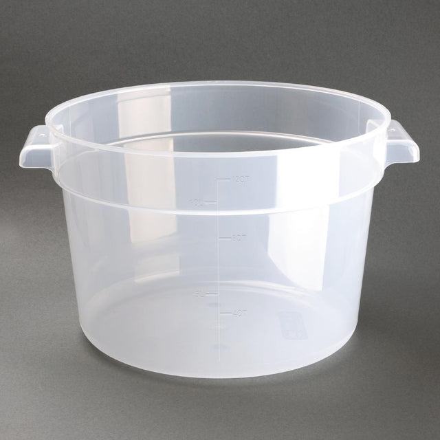 Vogue Polypropylene Round Food Storage Container 10Ltr - DJ961  Vogue   