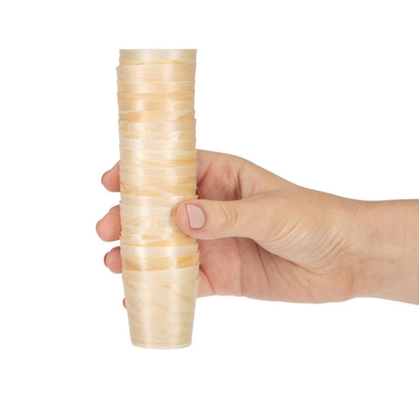 Fiesta Compostable Wooden Sauce Pots 38ml / 1.25oz (Pack of 100) - DK388  Fiesta   
