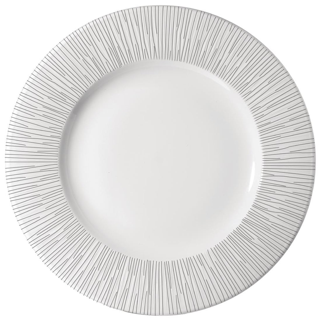 Churchill Bamboo Wide Rim Plate 301mm (Pack of 12) - DK401 Plates Churchill