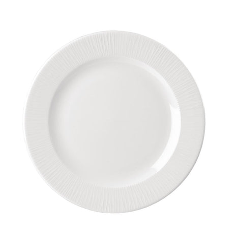 Churchill Bamboo Footed Plate 260mm (Pack of 12) - DK408 Plates Churchill