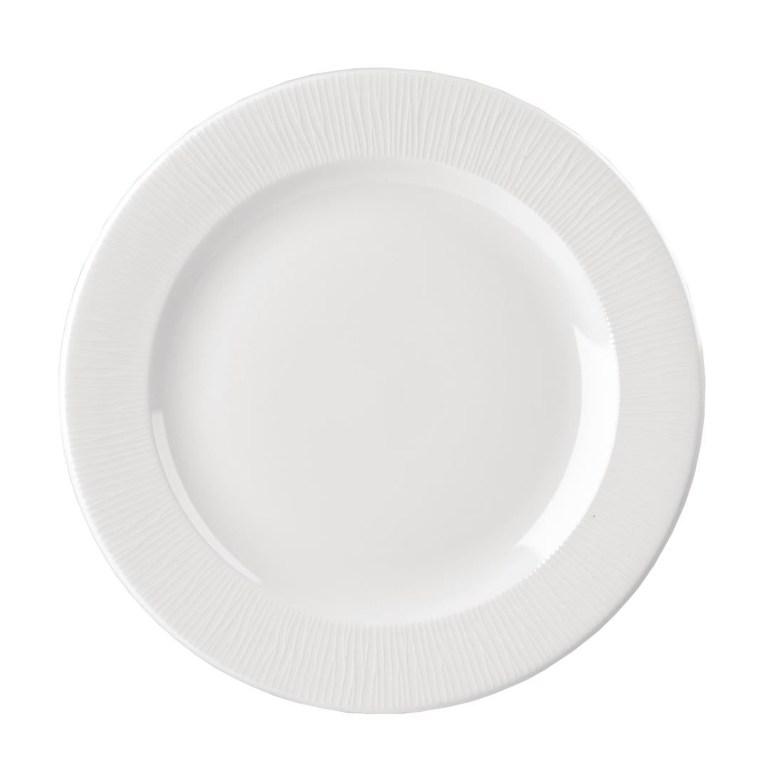 Churchill Bamboo Footed Plate 276mm (Pack of 12) - DK409 Plates Churchill