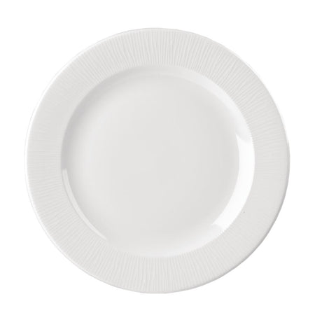 Churchill Bamboo Footed Plate 276mm (Pack of 12) - DK409 Plates Churchill