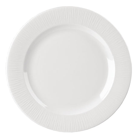 Churchill Bamboo Footed Plate 304mm (Pack of 12) - DK410 Plates Churchill