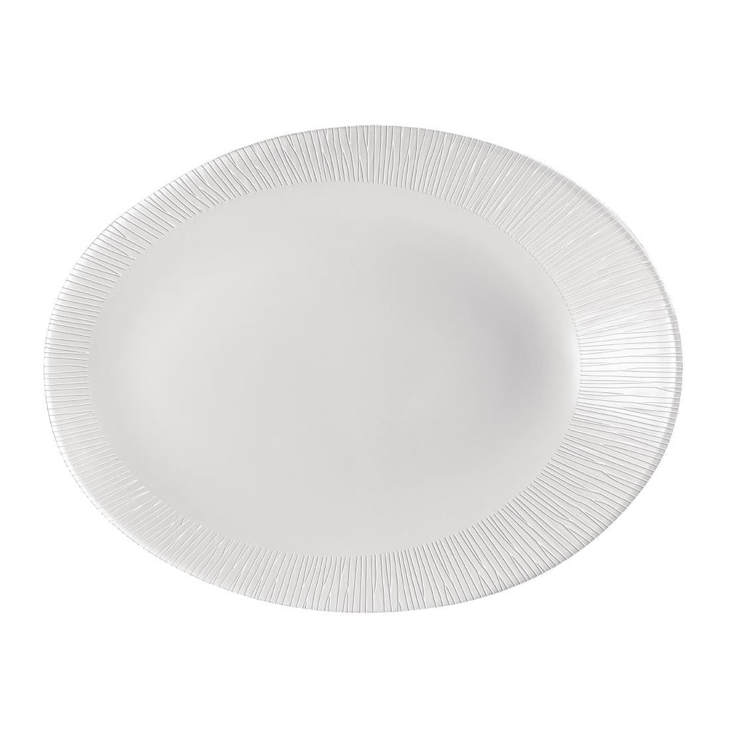 Churchill Bamboo Oval Plate 293 x 228mm (Pack of 12) - DK422 Plates Churchill