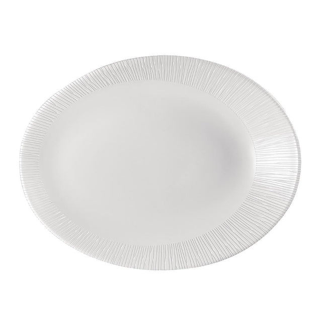 Churchill Bamboo Oval Plate 293 x 228mm (Pack of 12) - DK422 Plates Churchill