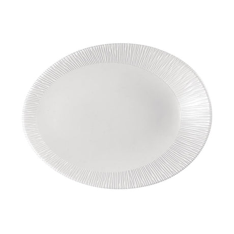 Churchill Bamboo Oval Plate 203 x 152mm (Pack of 12) - DK424 Plates Churchill