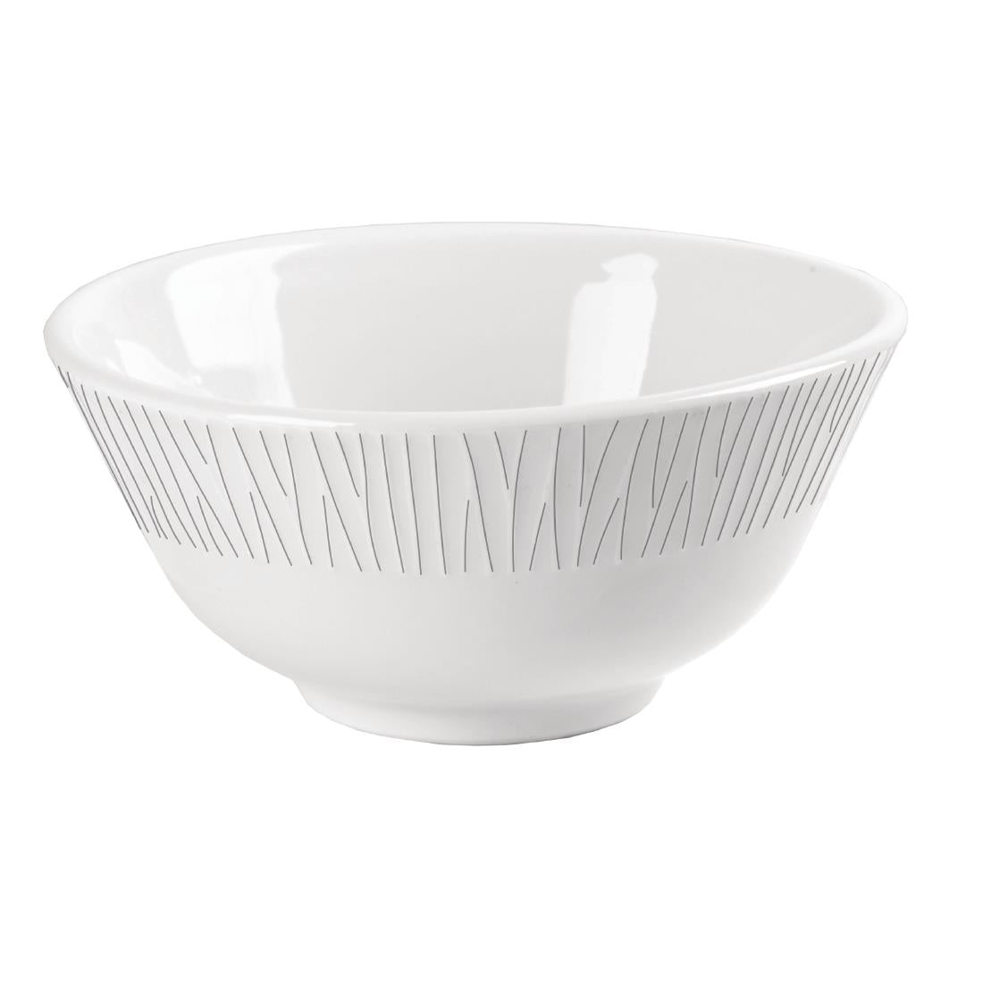 Churchill Bamboo Rice Bowl 114mm (Pack of 12) - DK435 Bowls Churchill