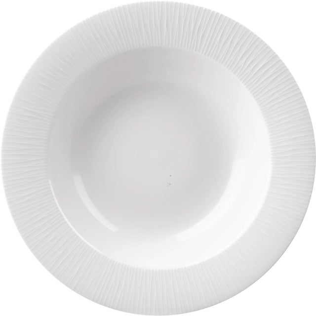 Churchill Bamboo Rimmed Bowl 247mm (Pack of 12) - DK436 Bowls Churchill