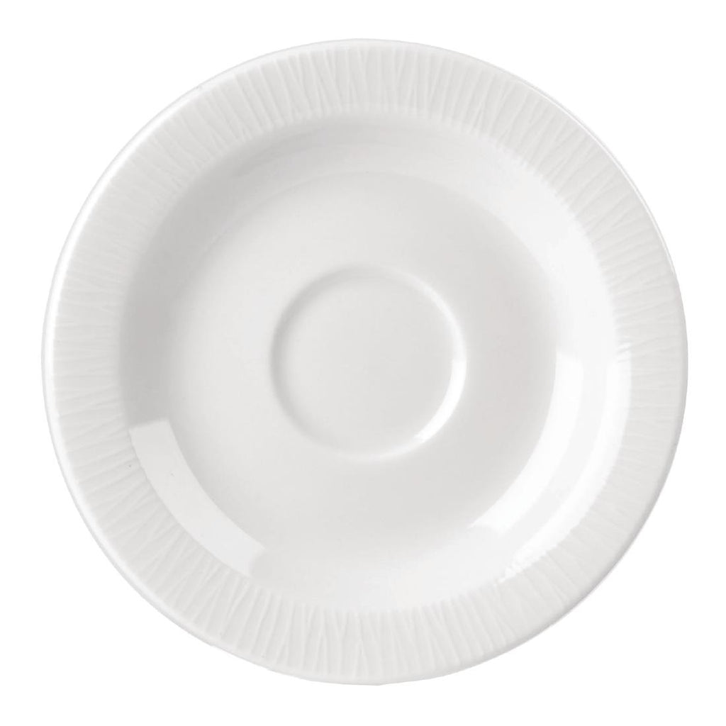 Churchill Bamboo Saucer 127mm (Pack of 12) - DK439 Churchill Super Vitrified Churchill   