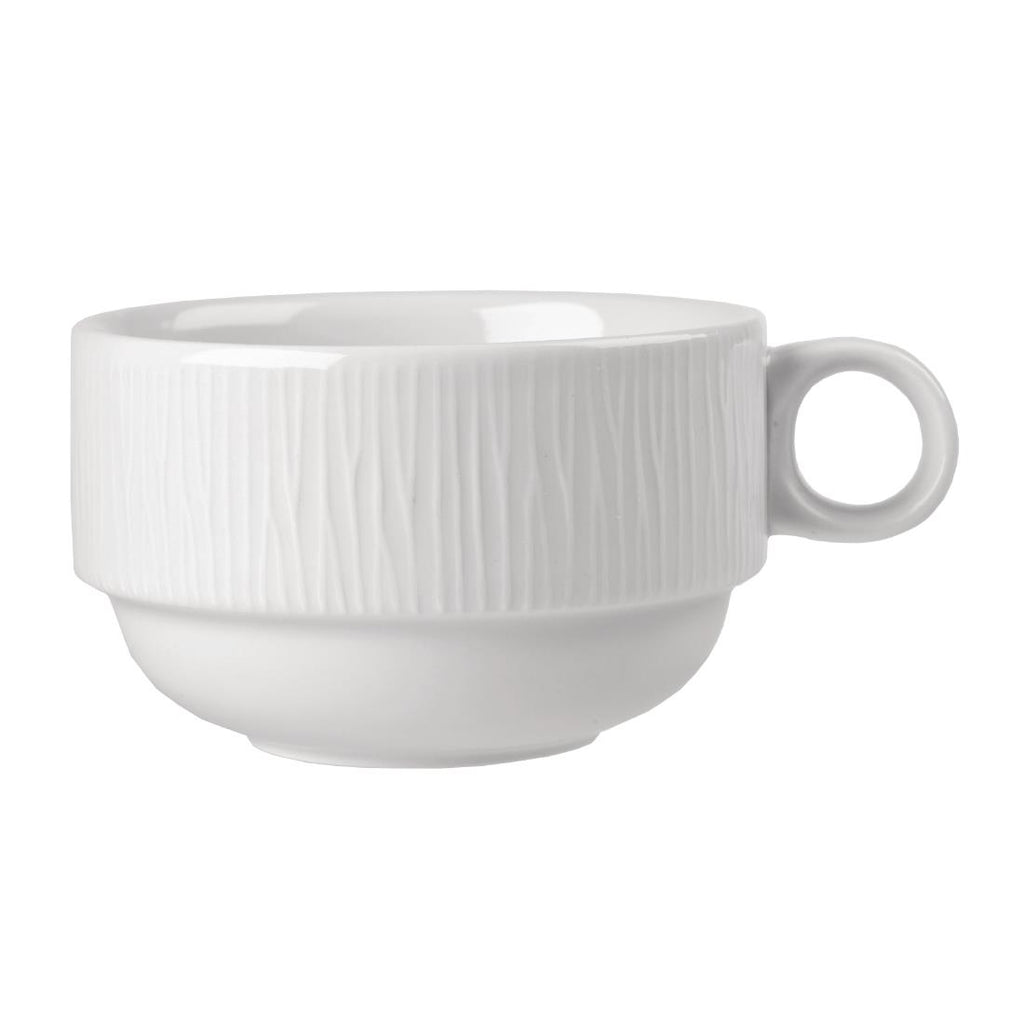 Churchill Bamboo Stacking Cup 10oz (Pack of 12) - DK445 Cups and Mugs Churchill