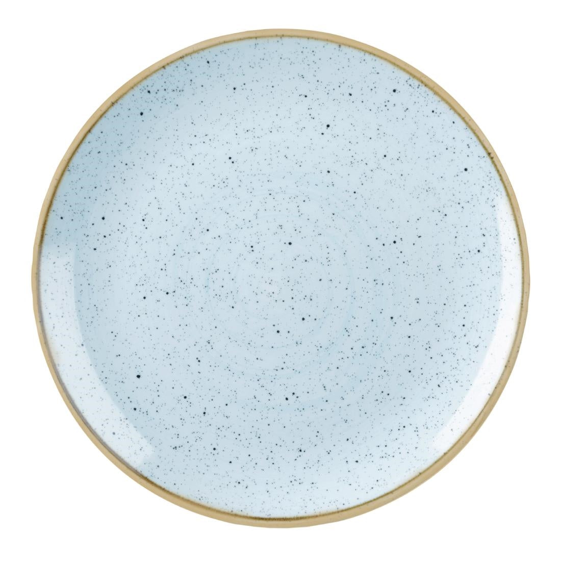 Churchill Stonecast Round Coupe Plate Duck Egg Blue 185mm (Pack of 12) - DK502 Plates Churchill