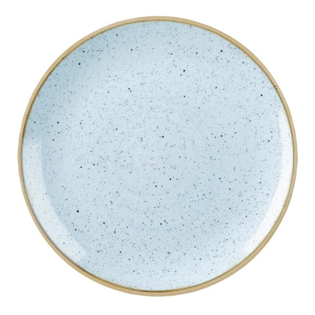 Churchill Stonecast Round Coupe Plate Duck Egg Blue 185mm (Pack of 12) - DK502 Plates Churchill