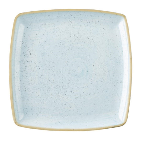 Churchill Stonecast Deep Square Plate Duck Egg Blue 260mm (Pack of 6) - DK511 Plates Churchill