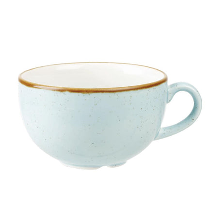 Churchill Stonecast Cappuccino Cup Duck Egg Blue 8oz (Pack of 12) - DK514 Cups and Mugs Churchill