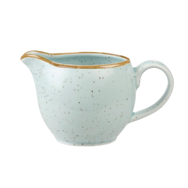Churchill Stonecast Milk Jugs Duck Egg Blue 113mm (Pack of 4) - DK516 Churchill Super Vitrified Churchill   