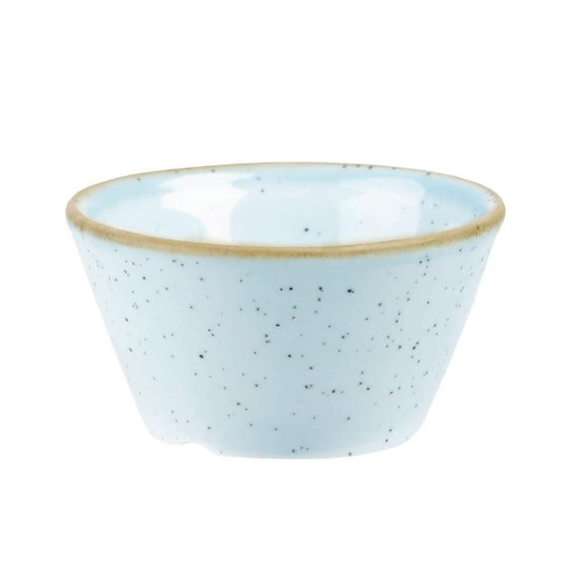 Churchill Stonecast X Squared Sauce Dish Duck Egg Blue 3oz - DK517 Churchill Super Vitrified Churchill   
