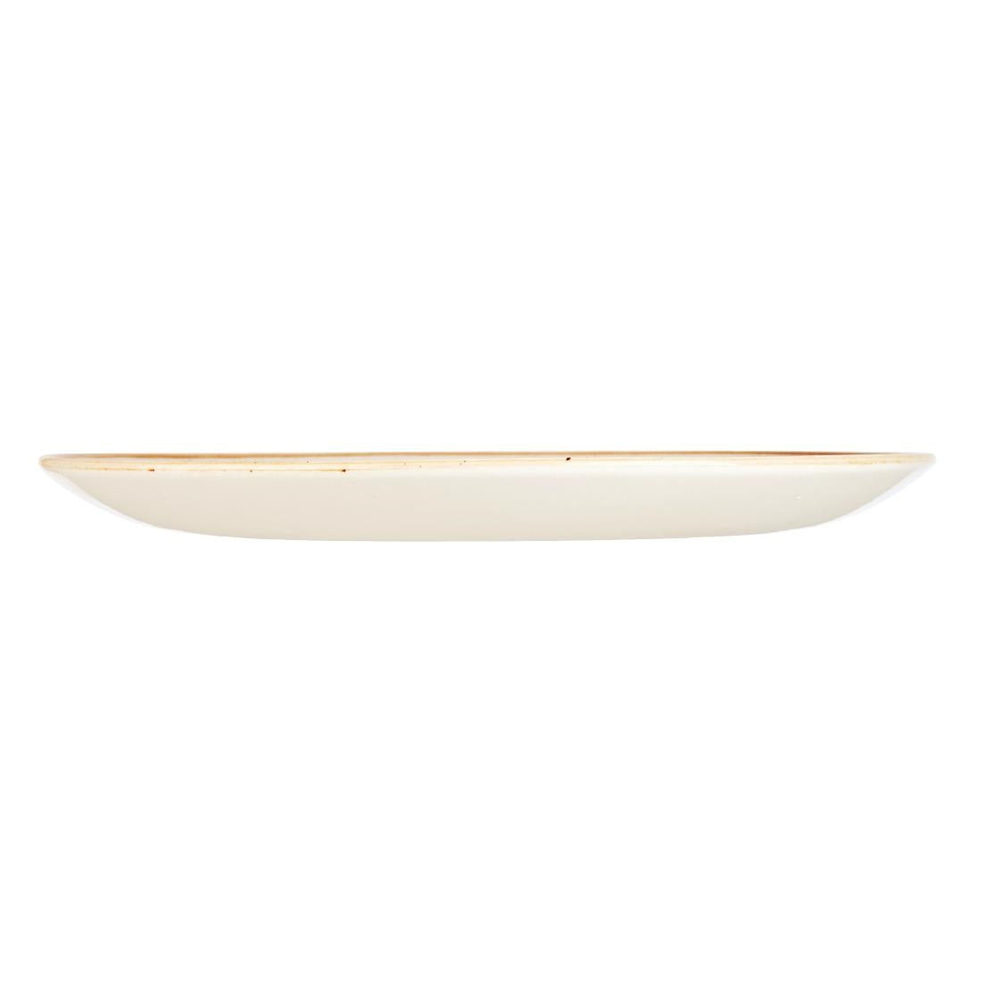 Churchill Stonecast Round Coupe Plate Barley White 200mm (Pack of 12) - DK518 Plates Churchill