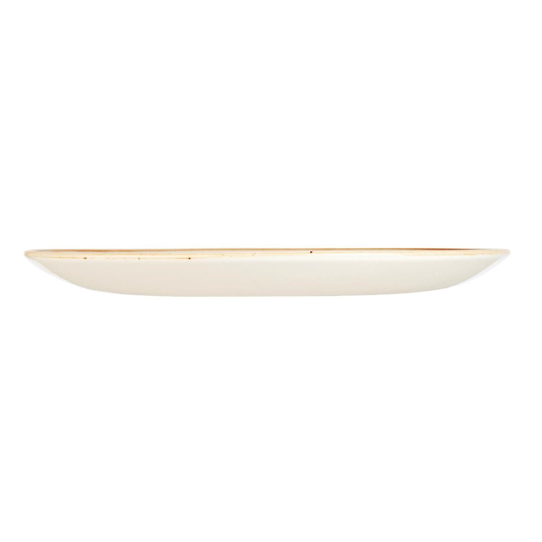 Churchill Stonecast Round Coupe Plate Barley White 200mm (Pack of 12) - DK519 Plates Churchill
