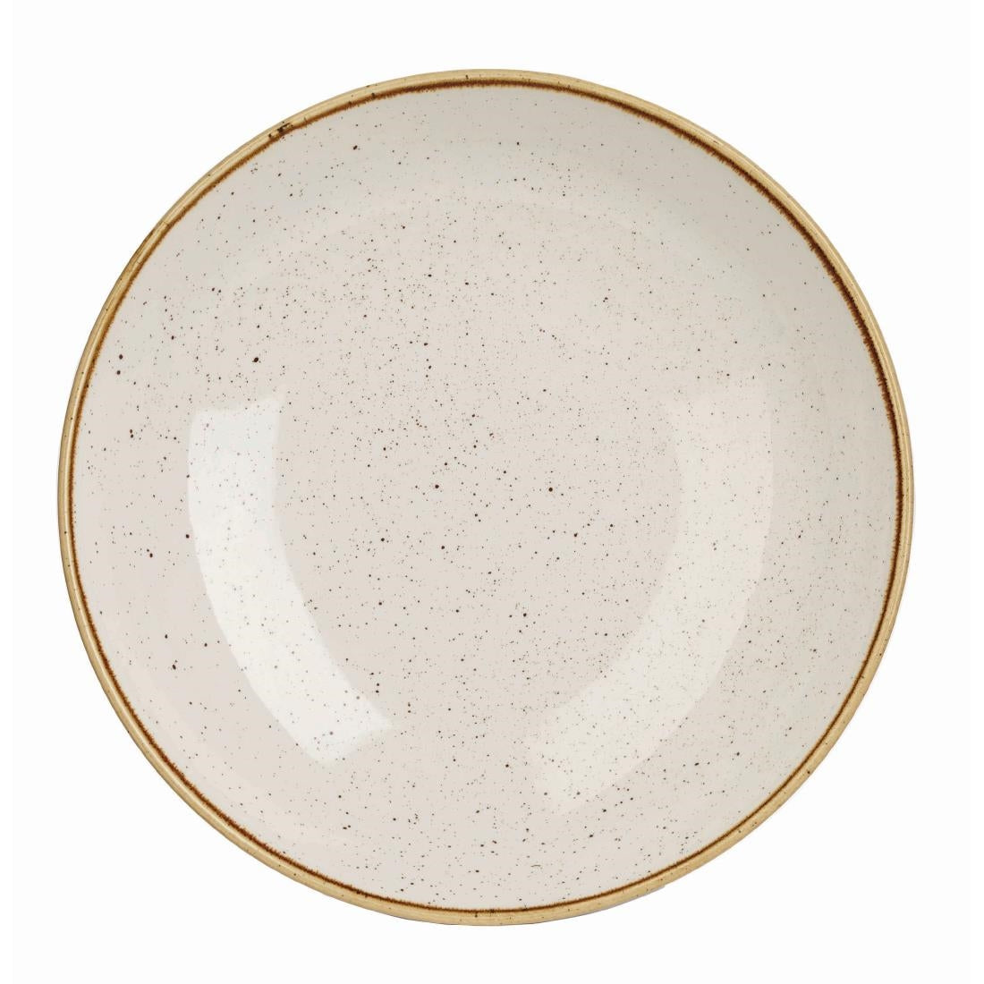 Churchill Stonecast Round Coupe Bowl Barley White 220mm (Pack of 12) - DK522 Bowls Churchill