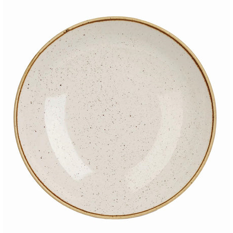 Churchill Stonecast Round Coupe Bowl Barley White 220mm (Pack of 12) - DK522 Bowls Churchill