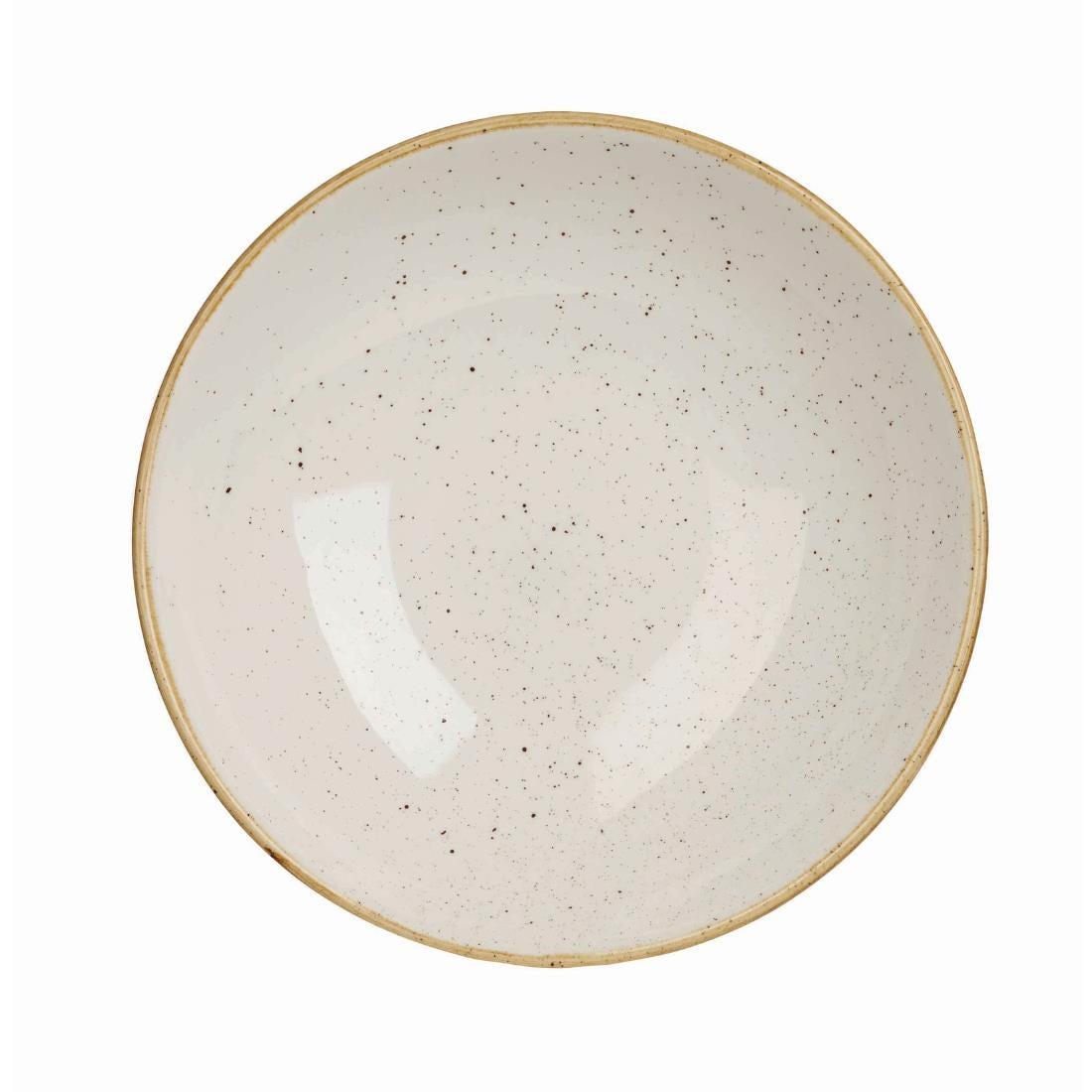 Churchill Stonecast Round Coupe Bowl Barley White 200mm (Pack of 12) - DK523 Bowls Churchill