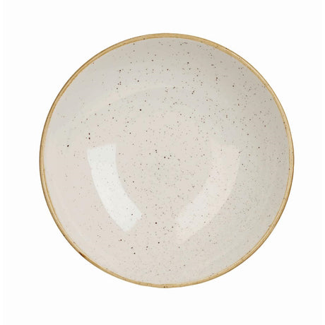 Churchill Stonecast Round Coupe Bowl Barley White 200mm (Pack of 12) - DK523 Bowls Churchill
